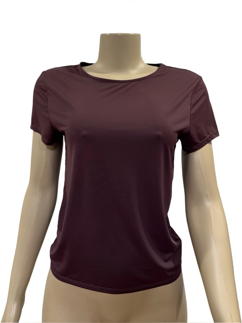 Primark Plum Long Sleeve Crew Neck Top